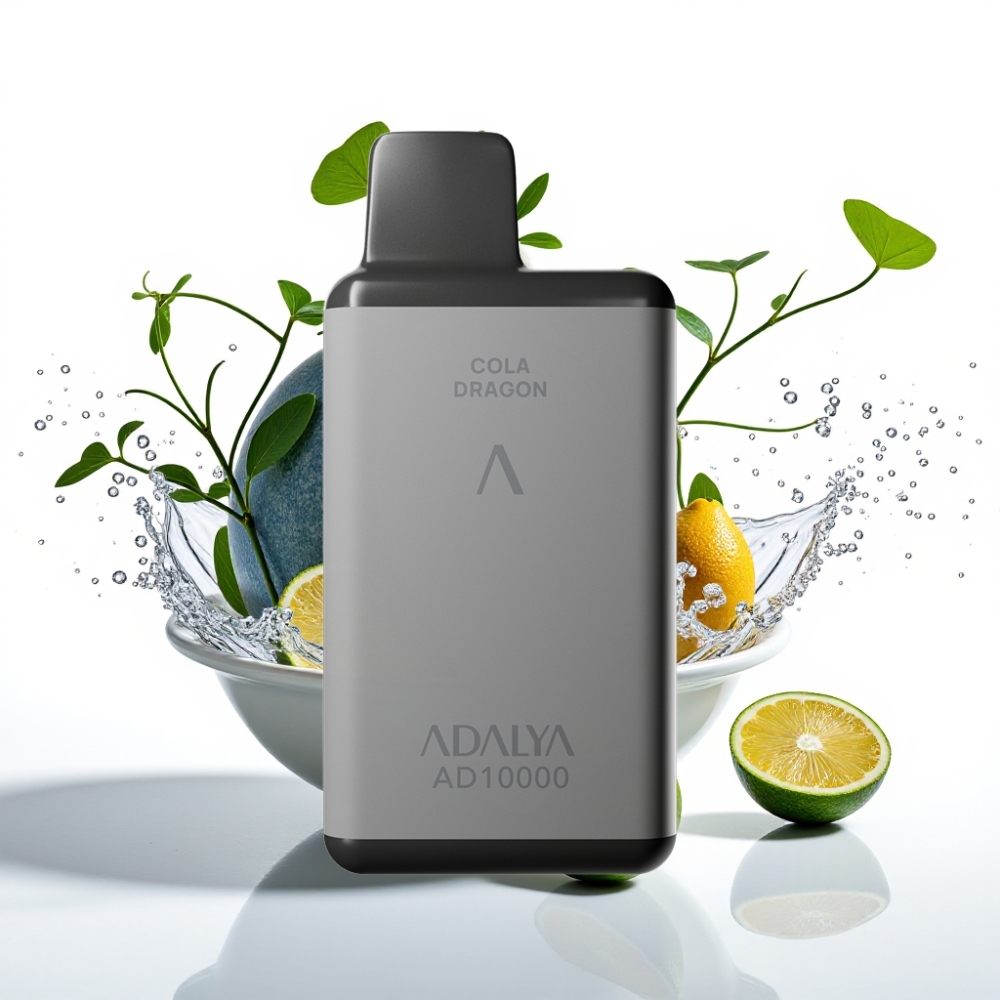Adalya AD 10000 Puffs Disposable Vape Blå Melon Space Gray