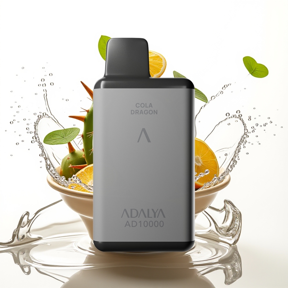 Adalya AD 10000 Puffs Disposable Vape Kaktus Splash med USB-C-laddning och 14 ml e-vätska