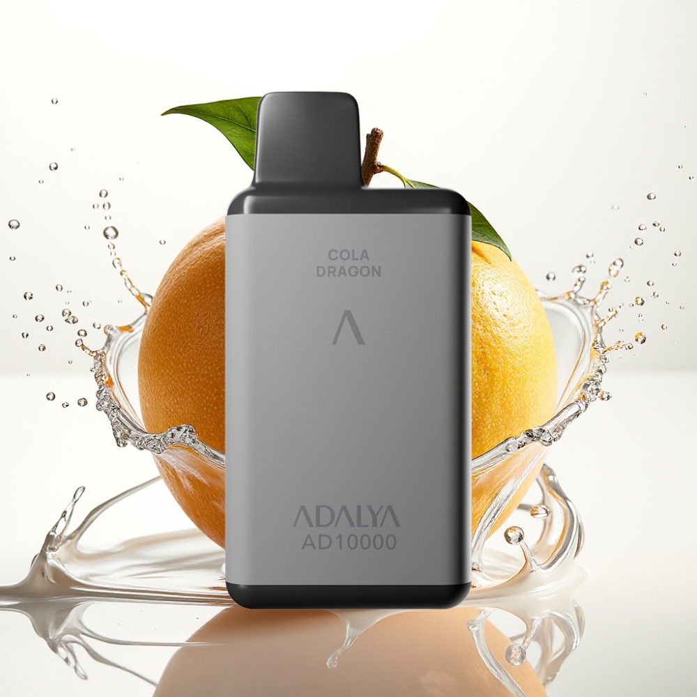 Adalya AD 10000 Puffs Engångs Vape Engelska Herren Grå Rymd
