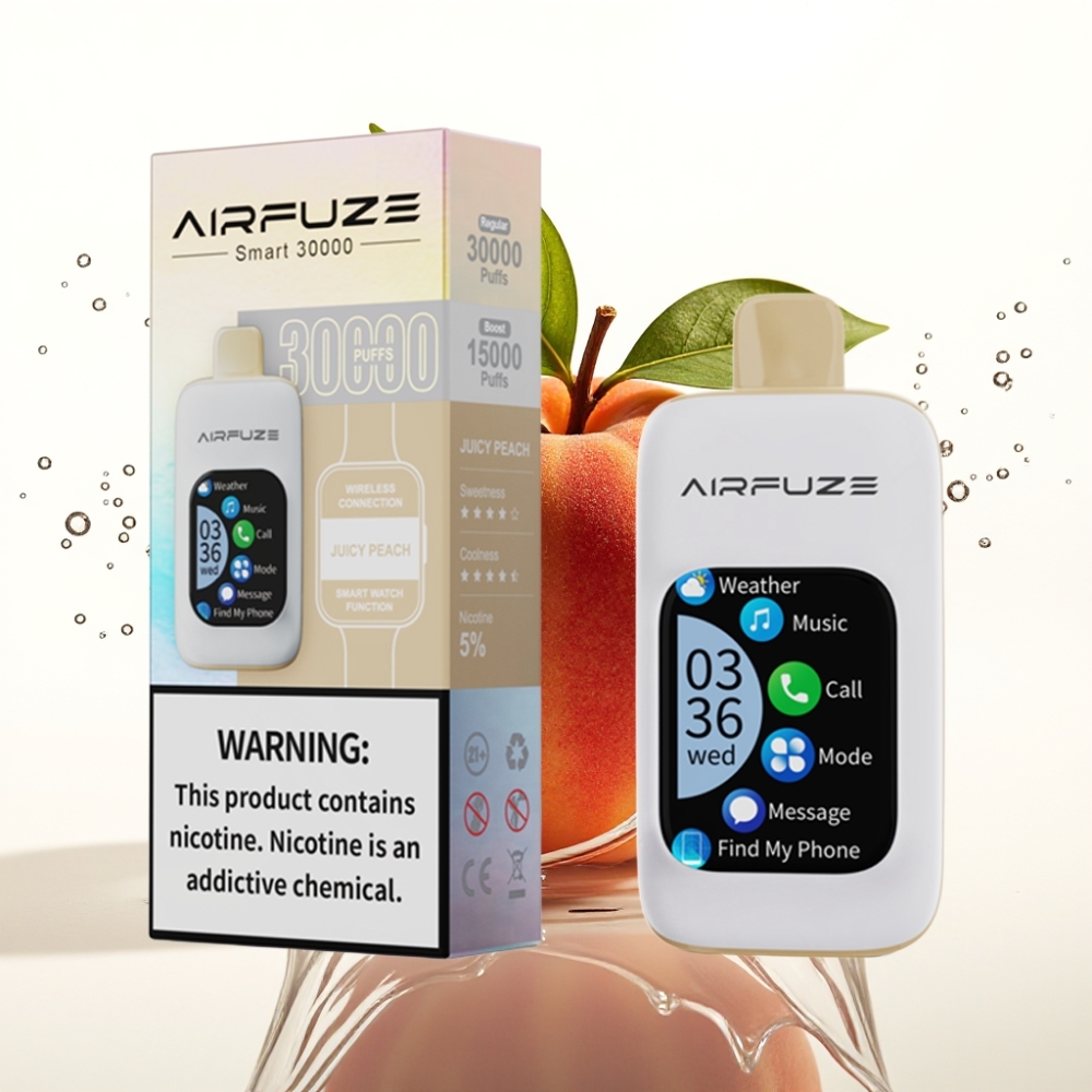 AirFuze Smart 30000 Puffs Disposable Vape Saftig Persika
