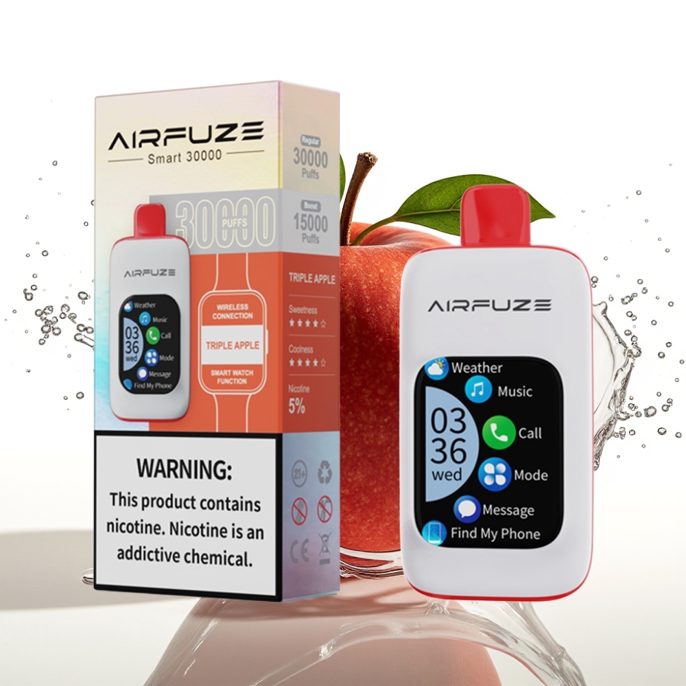 AirFuze Smart 30000 Puffs Disposable Vape Trippeläpple