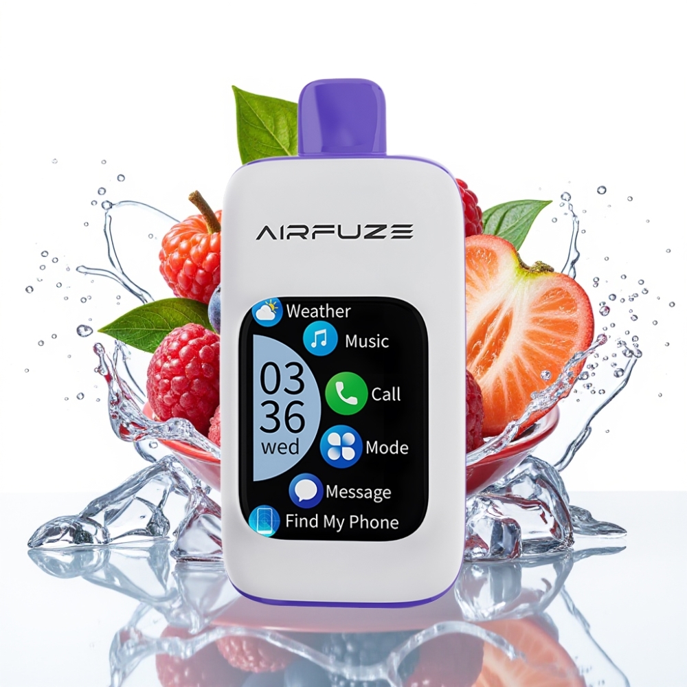 AirFuze Smart 30000 Puffs Engångspod Blå Hallon Is med 900mAh