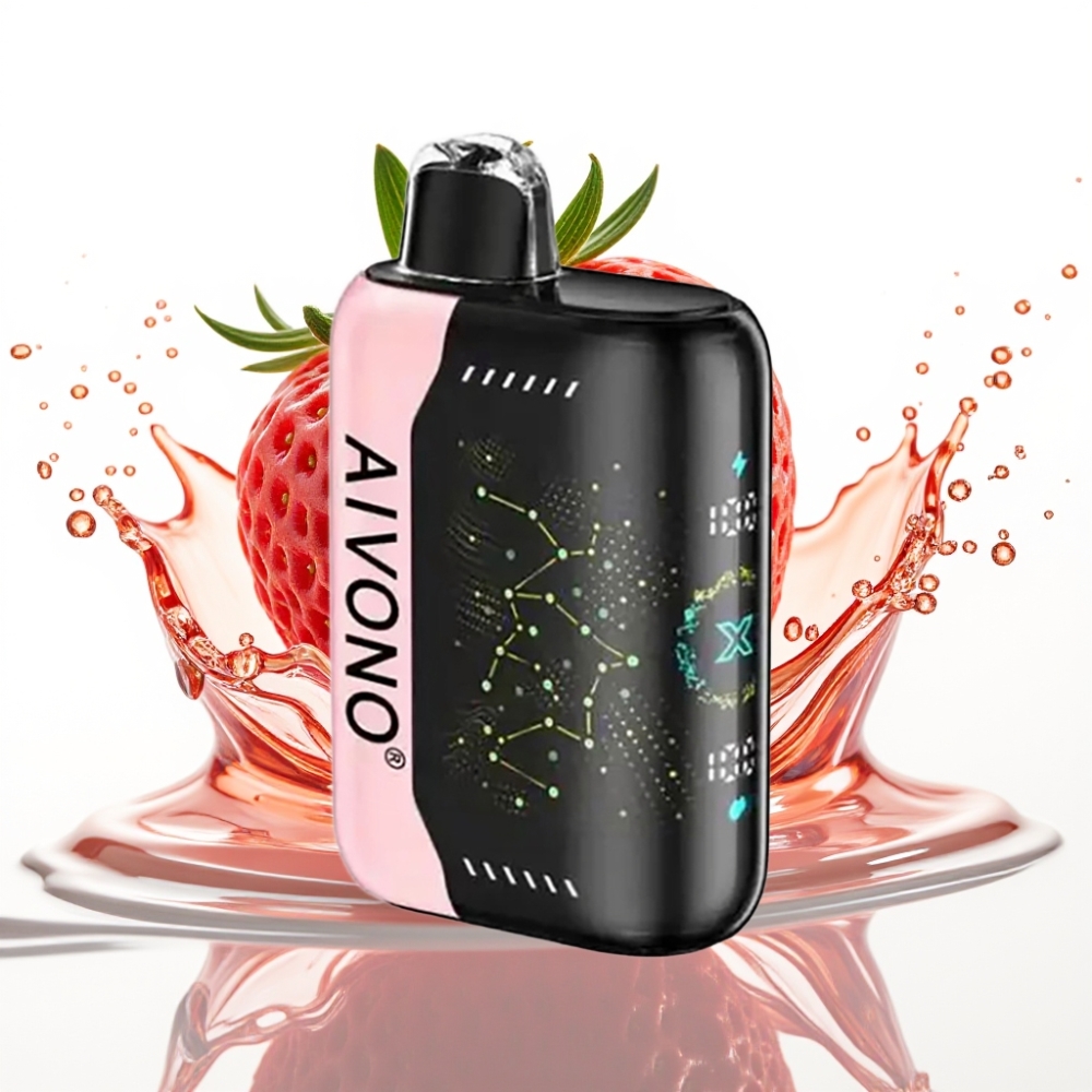 Aivono Aim Boom 25000 Puffs Disposable Vape Jordgubb B Pop 28ml 650mAh