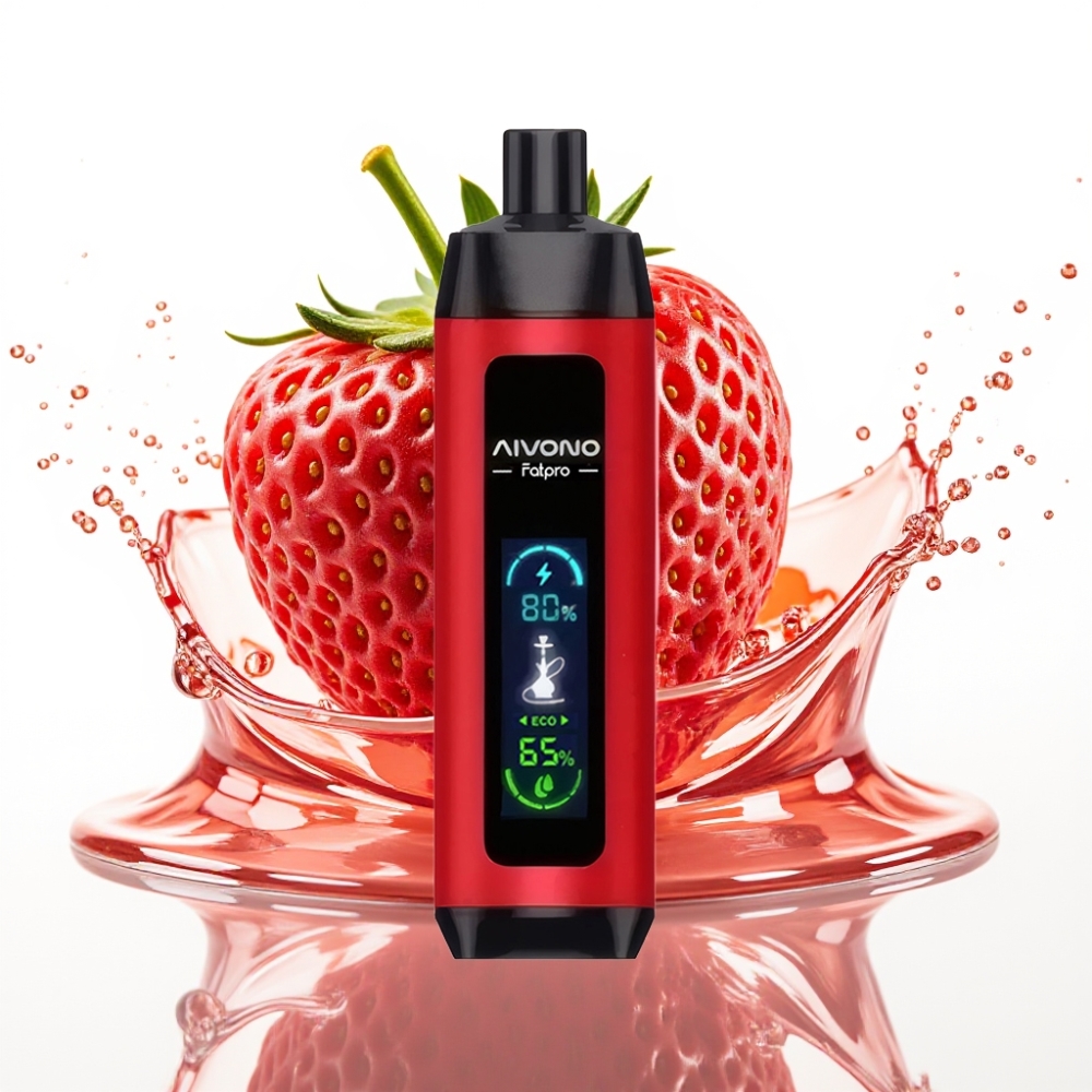 Aivono Aim Fatpro 22000 Puffs Disposable Vape Jordgubb Punch 28ml 600mAh