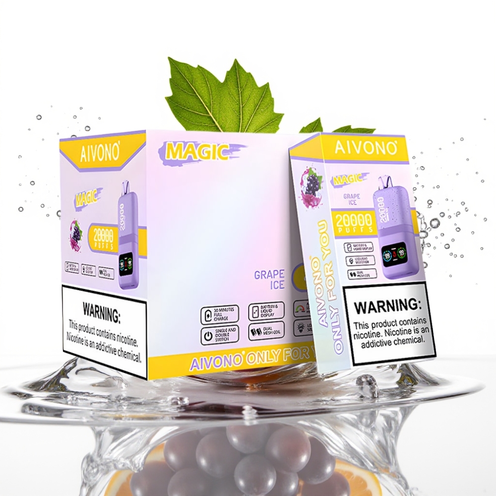 Aivono Aim Magic 20000 Puffs Disposable Vape Druvis & Dual Mesh Coils