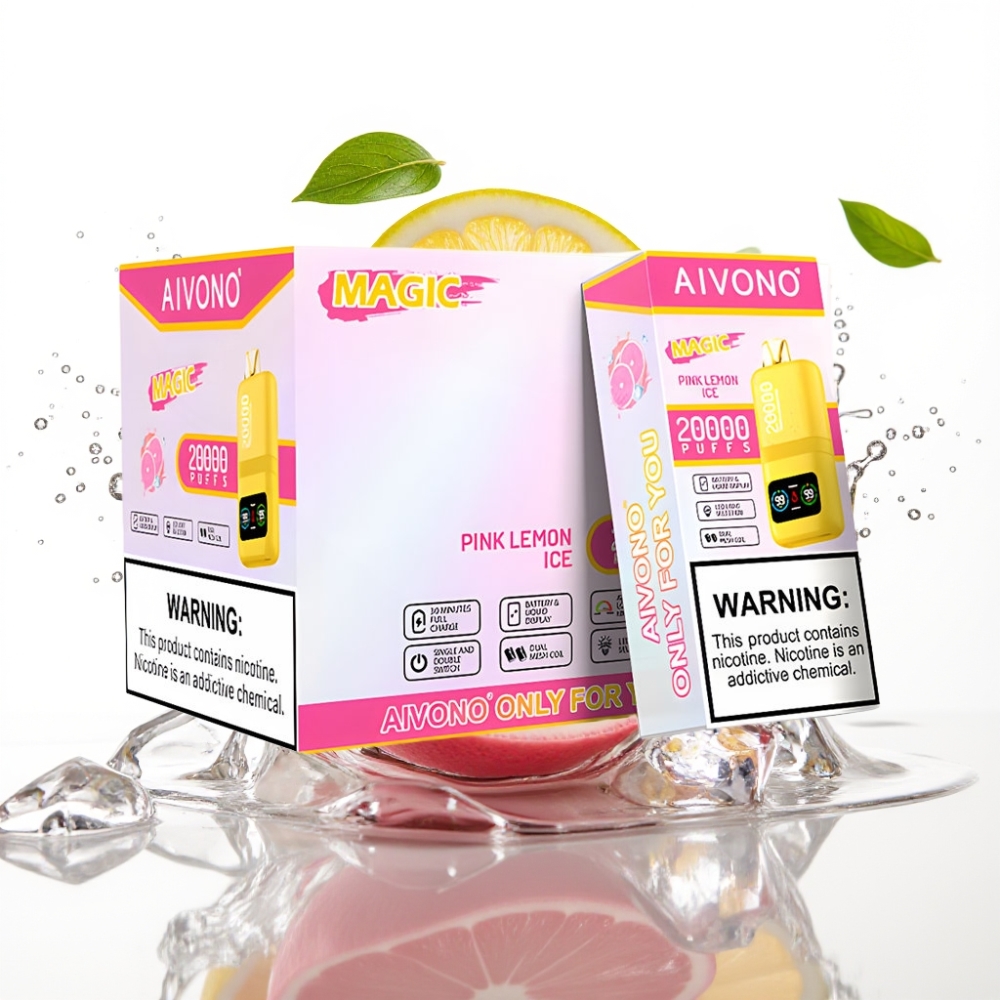 Aivono Aim Magic 20000 Puffs Disposable Vape Rosa citronis