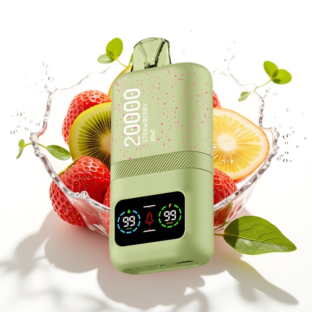 Aivono Aim Magic 20000 Puffs Disposable Vape jordgubbe kiwi med LCD-display