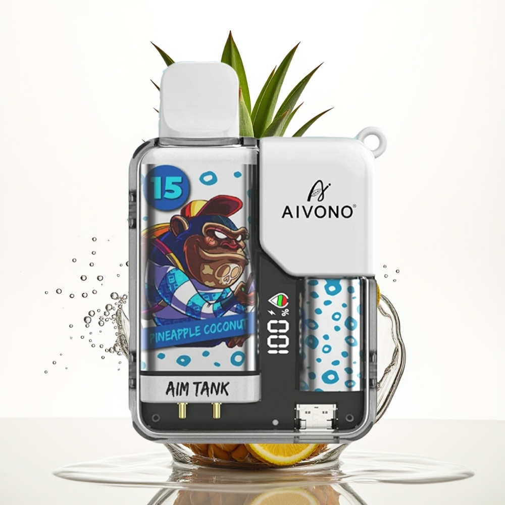 Aivono Aim Tank 9500 Puffs Disposable Vape Ananas Kokos