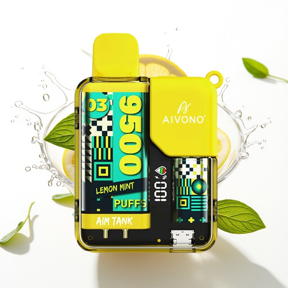 Aivono Aim Tank 9500 Puffs Disposable Vape Citronmynta