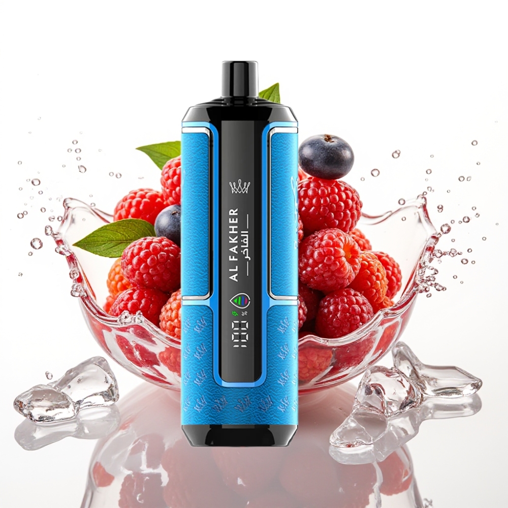 Al Fakher Crown Bar 15K Hypermax Engångs Vape Kit Bär Is med 22ml E-vätska & 600mAh Batteri