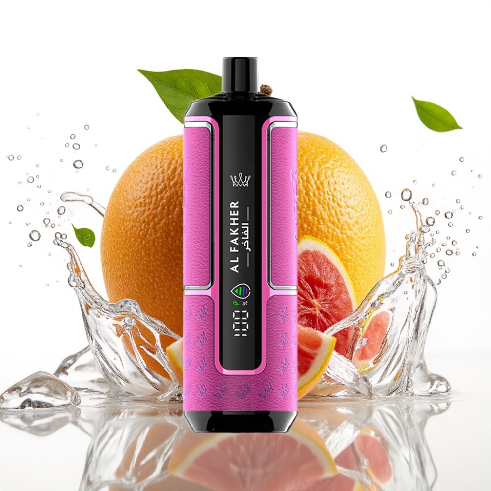 Al Fakher Crown Bar 15K Hypermax Engångs Vape Kit Luch Is