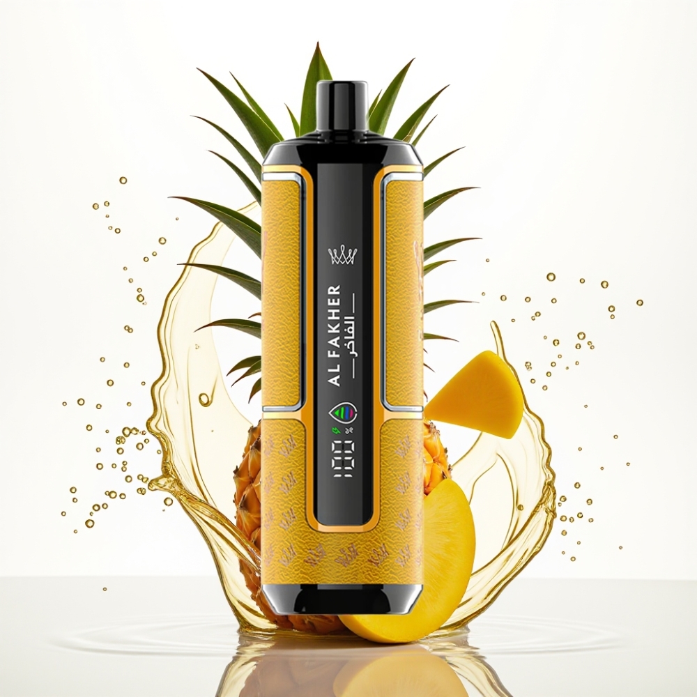 Al Fakher Crown Bar 15K Hypermax Engångs Vape Kit Mango Ananas 22ml 600mAh