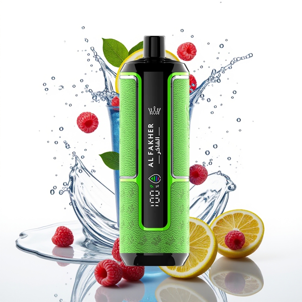 Al Fakher Crown Bar 15K Hypermax Engångsvape Kit Blå Hallon Lemonad 22ml 600mAh