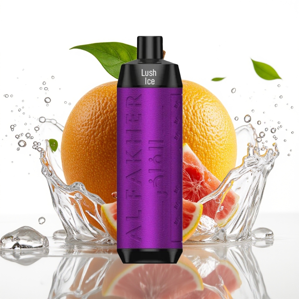 Al Fakher Crown Bar 8000 Crystal Engångsvape Isgrön med 18ml e-Liquid och 600mAh-batteri