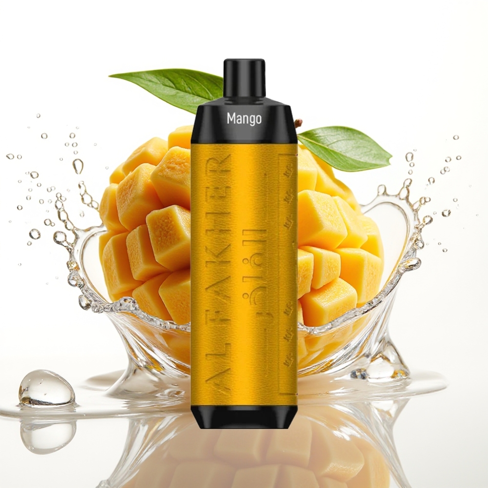 Al Fakher Crown Bar 8000 Crystal Engångsvape Mango Is med 18ml E-vätska och 5mg Nikotin