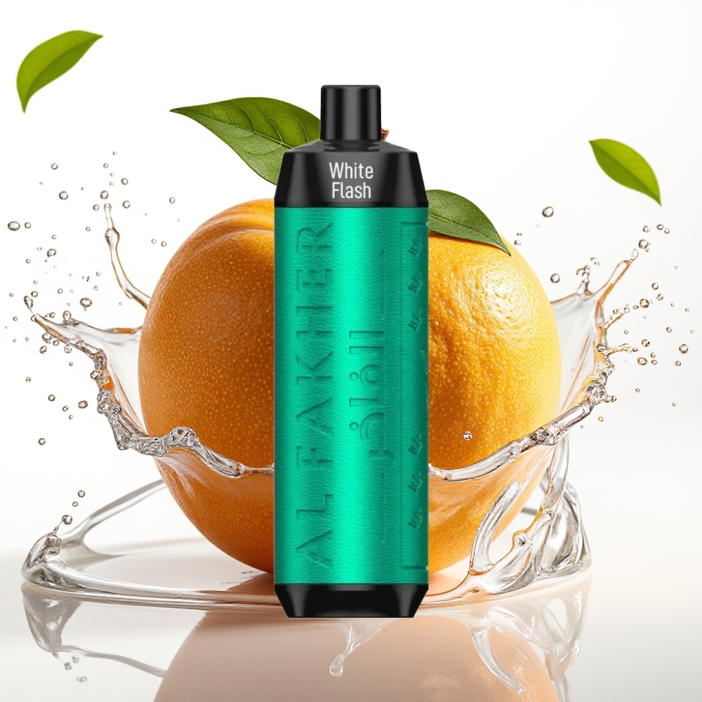 Al Fakher Crown Bar 8000 Crystal Engångsvape Vit Blink med 18ml e-Liquid och 8000 puffar
