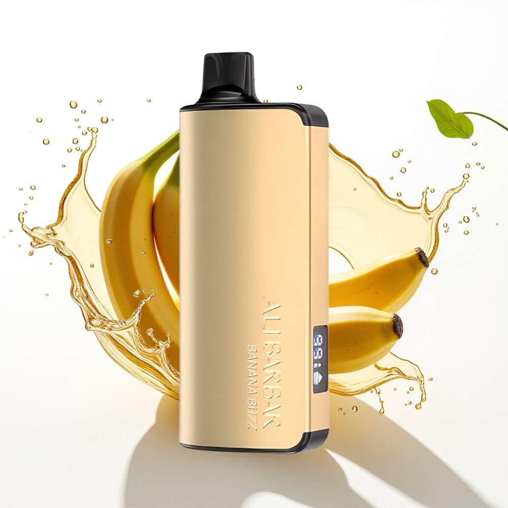 Alibarbar Ingot 9000 Puffs Engångsvape Banan Buzz 22ml 2350mAh