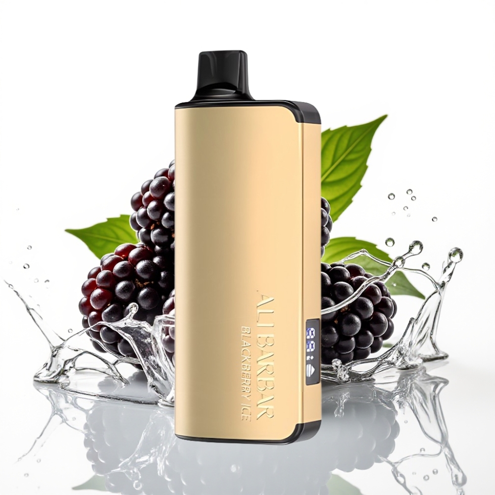 Alibarbar Ingot 9000 Puffs Engångsvape Björnbärsglass 22ml 2350mAh