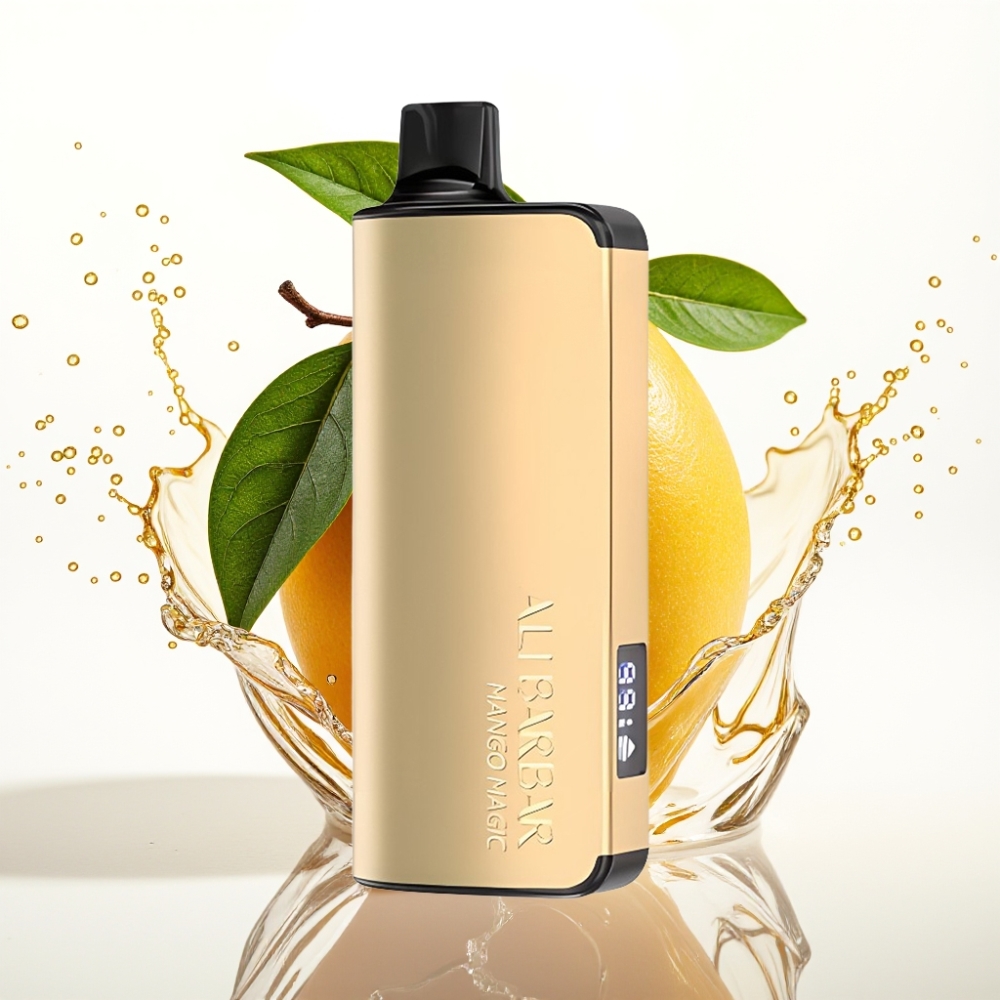 Alibarbar Ingot 9000 Puffs Engångsvape Mango Magi 22ml 2350mAh
