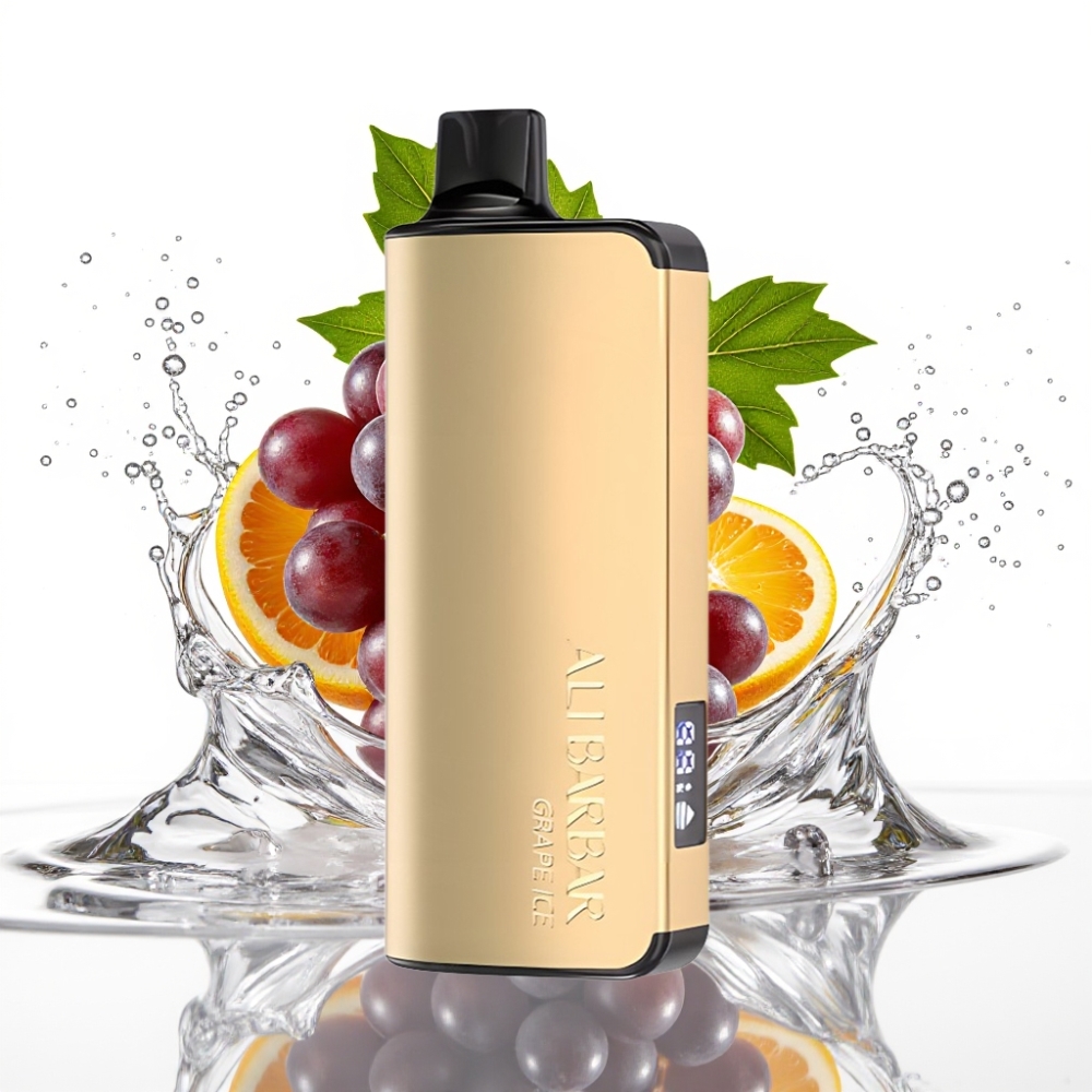 Alibarbar Ingot 9000 Puffs Engångsvape Vinbärsis 22ml 2350mAh