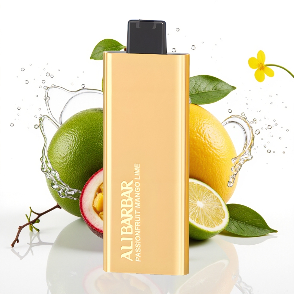 Alibarbar Pandora 7000 Puffs Disposable Vape Passionfrukt Mango Lime 17 ml