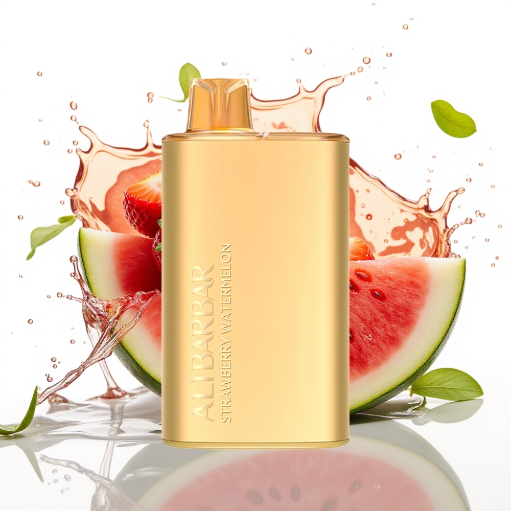 Alibarbar Rich 8000 Puffs Engångsvape Jordgubb Vattenmelon 20ml 2000mAh