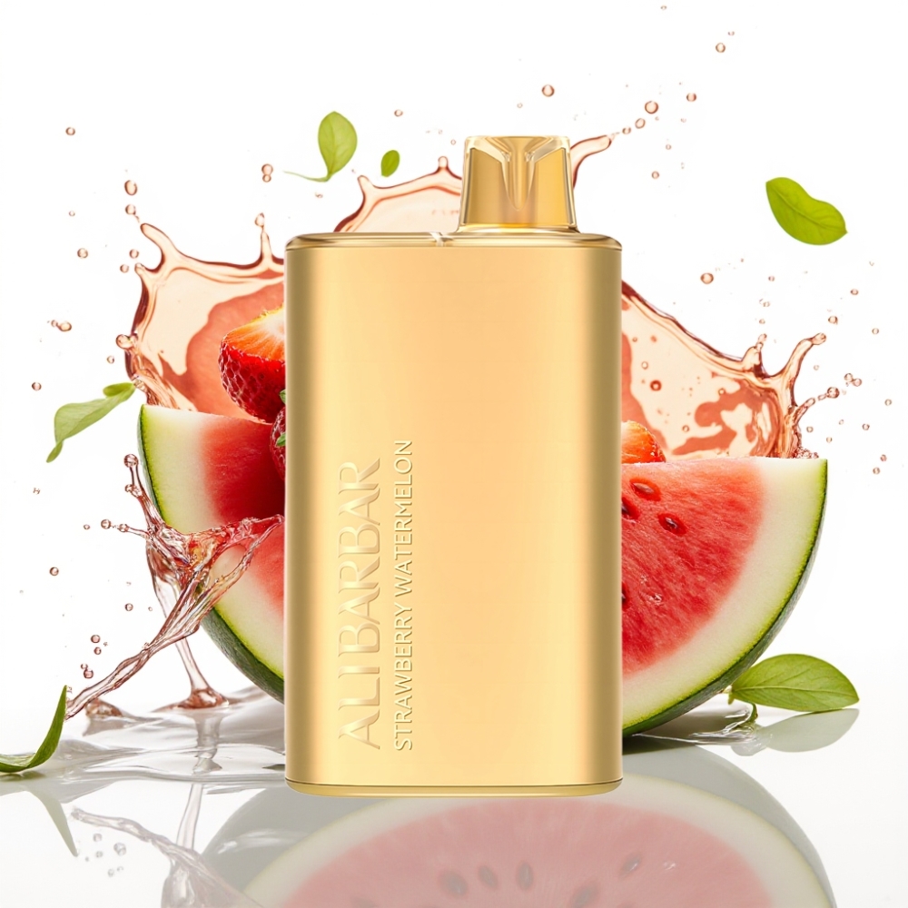 Alibarbar Rich 8000 Puffs Engångsvape Jordgubb Vattenmelon 20ml 2000mAh