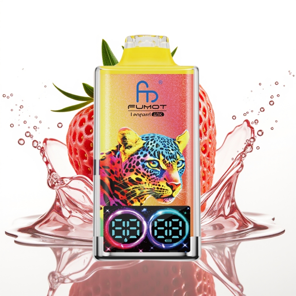 Fumot Leopard 40K Puffs Disposable Vape Jordgubbis Fumot Leopard 40K Puffs 5% Nikotin Disposable Vape Jordgubbis
