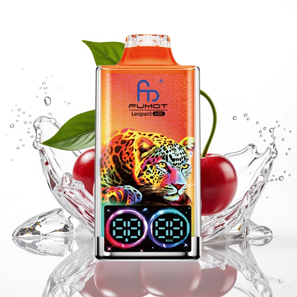Fumot Leopard 40K Puffs Disposable Vape Körsbärsis Fumot Leopard 40K Puffs Disposable Vape Dual Mesh Körsbärsis