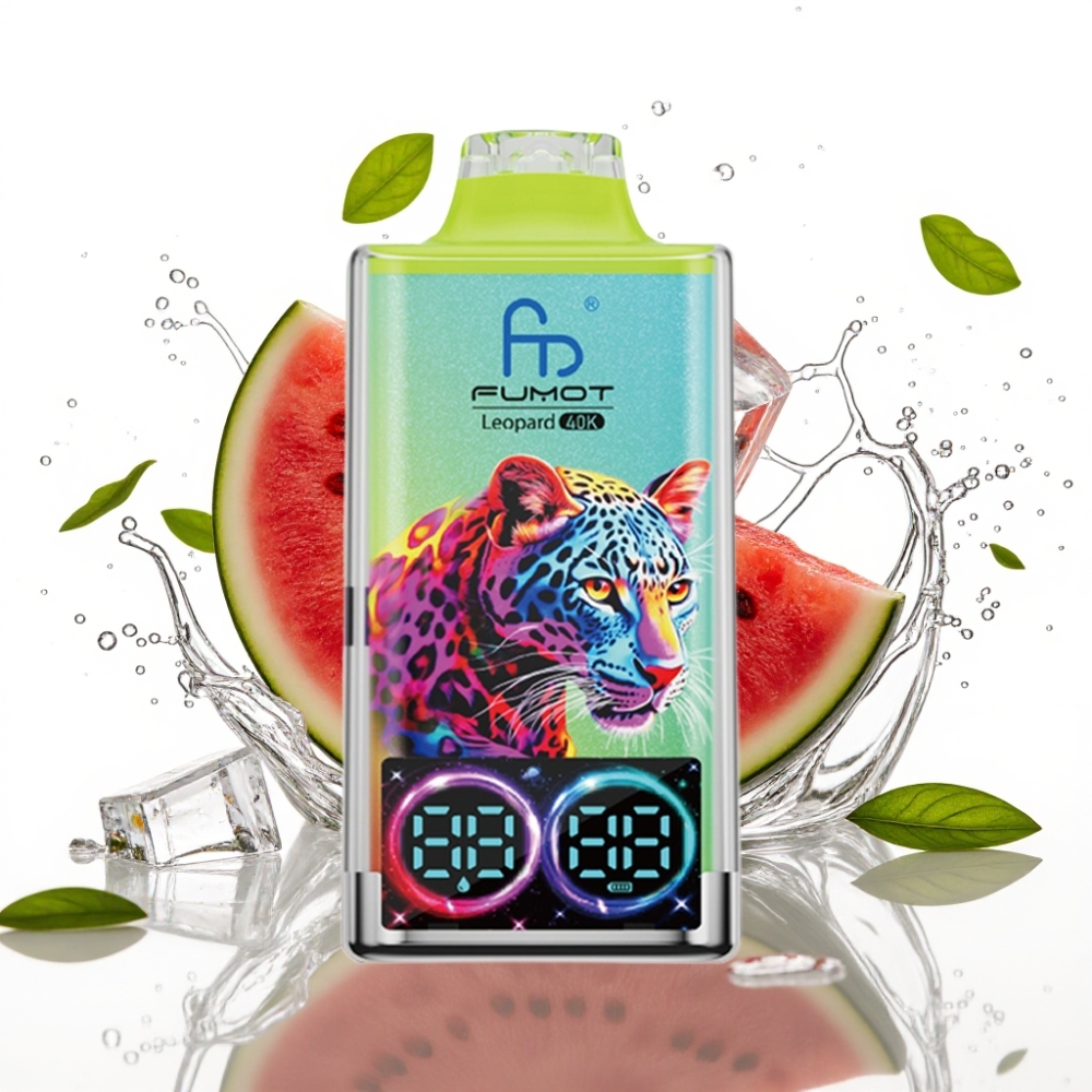Fumot Leopard 40K Puffs Engångsvape Vattenmelonskål med Dual Mesh & 700mAh