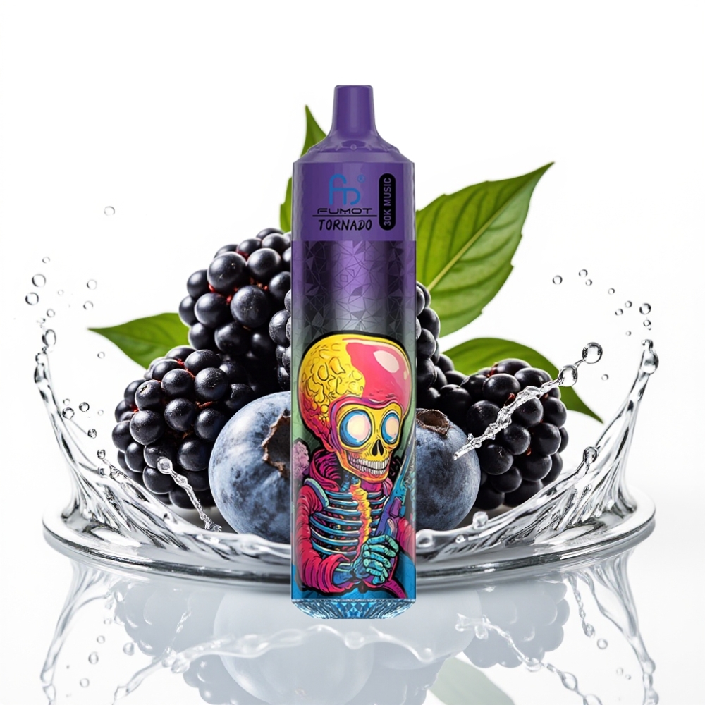 Fumot RandM Tornado 30000 Blåbär Björnbär 30mL 5%