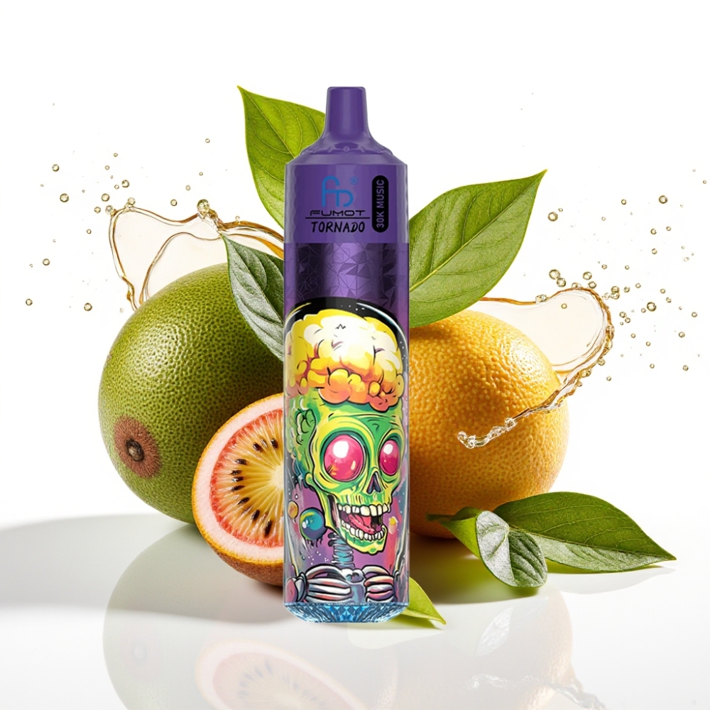 Fumot RandM Tornado 30000 Puffs Disposable Vape Kiwi Passionsfrukt Guava 30mL 5%