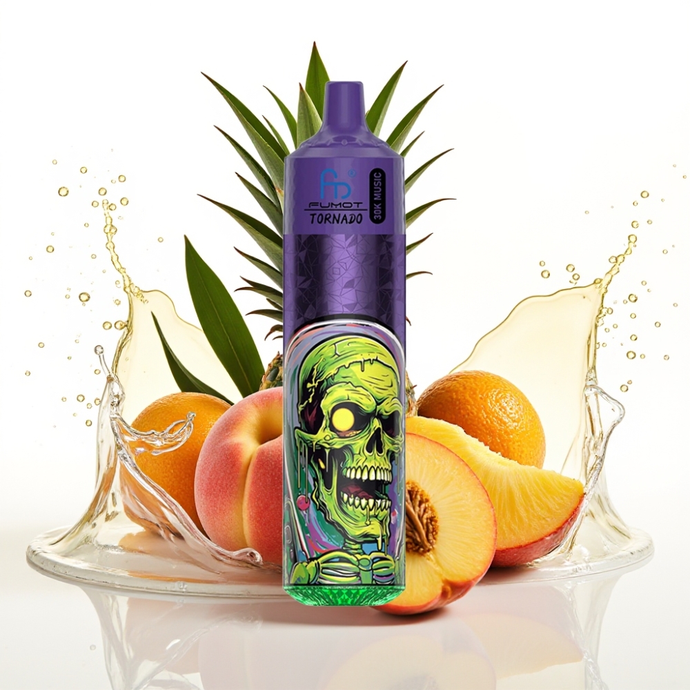 Fumot RandM Tornado 30000 Puffs Disposable Vape Persika Mango Ananas 30mL 5%