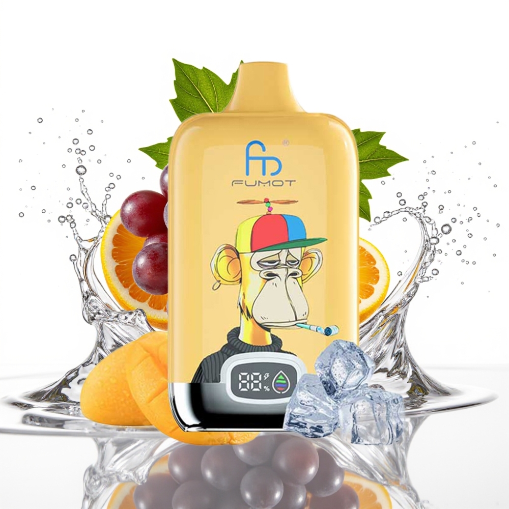 Fumot Tornado Digital Box 12000 Puffs Disposable Vape Vinis Is med 20ml E-Liquid
