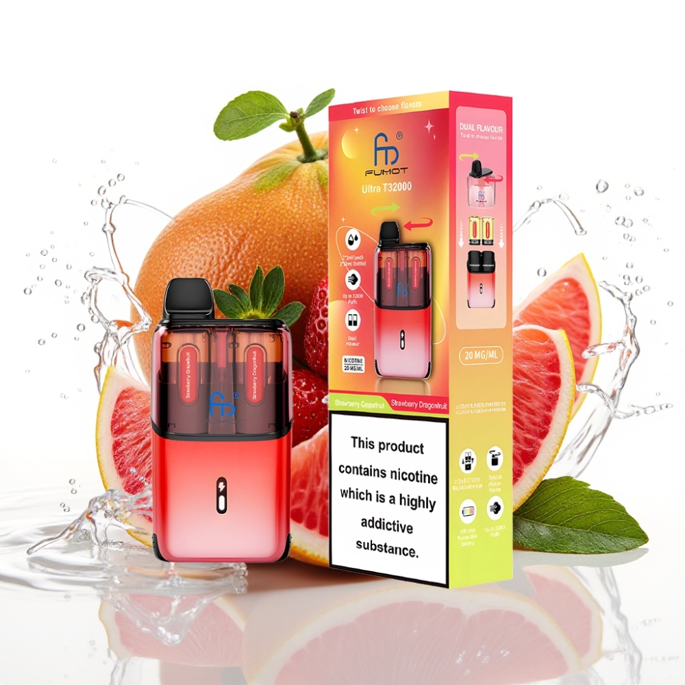 Fumot Ultra T32000 Disposable Vape Jordgubb Grapefrukt - Jordgubb Dragonfrukt