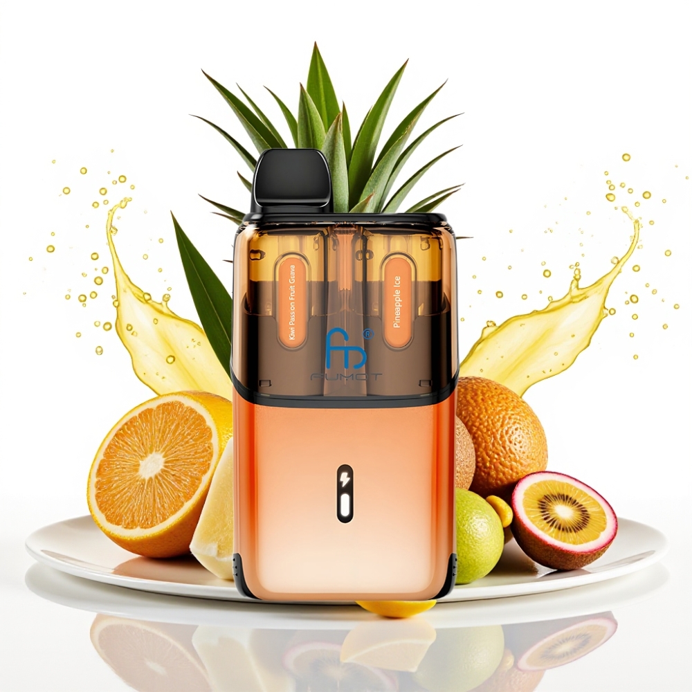Fumot Ultra T32000 Engångsvape Kiwi Passionsfrukt Guava - Ananas Is med 800mAh & Type-C