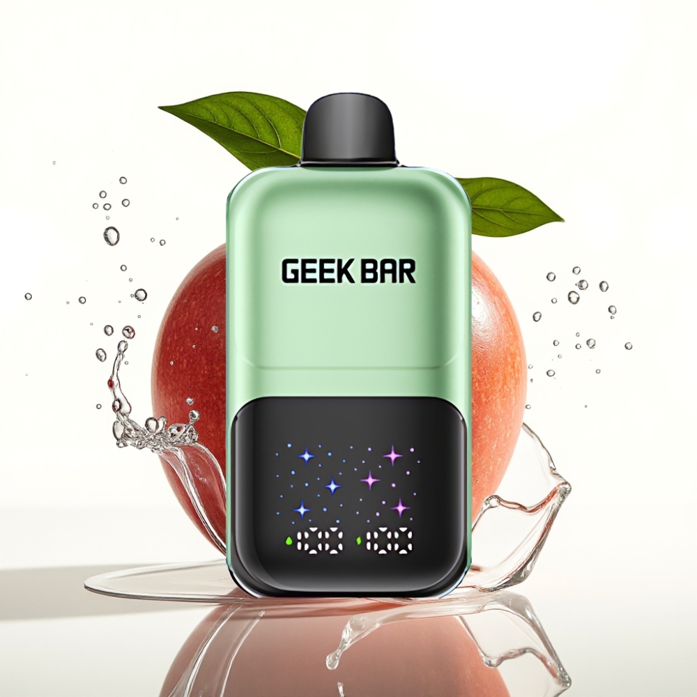 GEEK BAR 2GO 20ml 50000 Puffs Two Series Disposable Vape Pen Dubbeläpple A&B med Laddningsbart Batteri