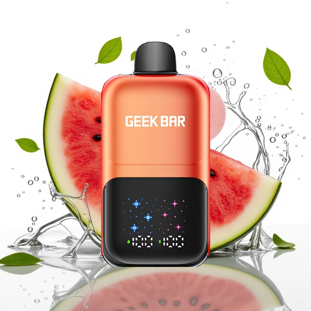 GEEK BAR 2GO 20ml 50000 Puffs Two Series Disposable Vape Pen Vattenmelon Bubble Gum Is
