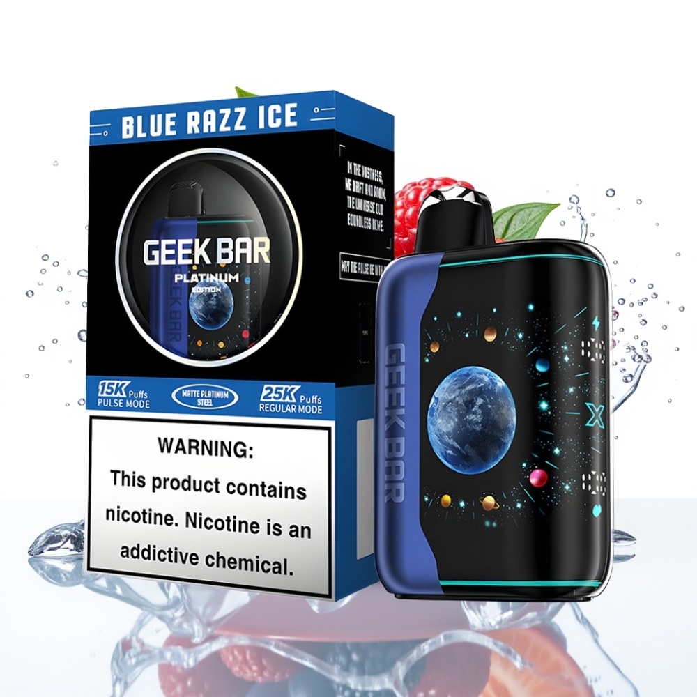 GEEK BAR Platinum Edition 25000 Engångs Vape Blå Hallon Is