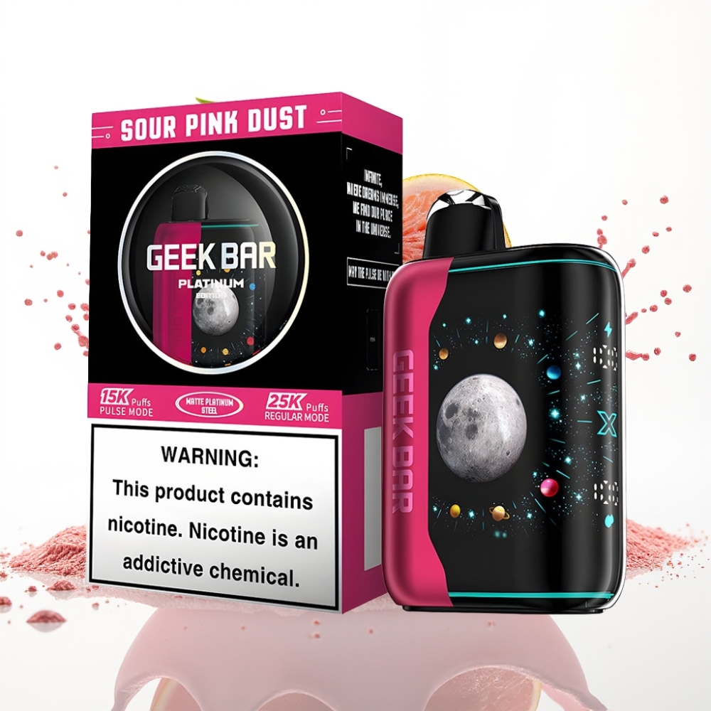 GEEK BAR Platinum Edition 25000 Engångs Vape Sur Rosa Damm
