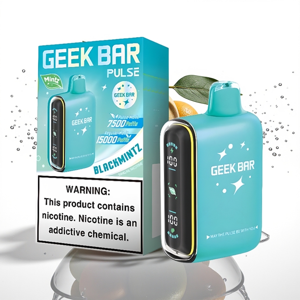 GEEK BAR Pulse 15000 Puffs Engångsvape Mynta Edition med 16ML och 5% Nikotin