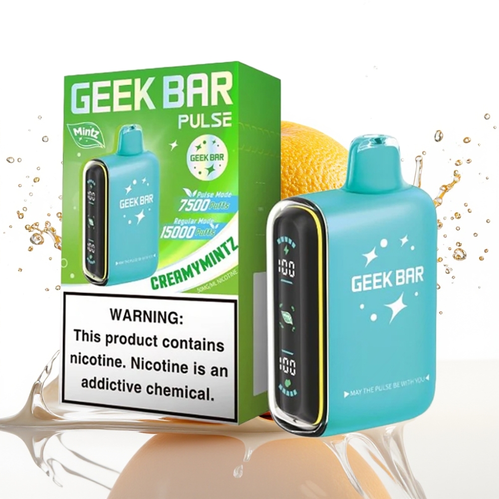 GEEK BAR Pulse 15000 Puffs Engångsvape Mynta Edition med 16ML och 5% Nikotin