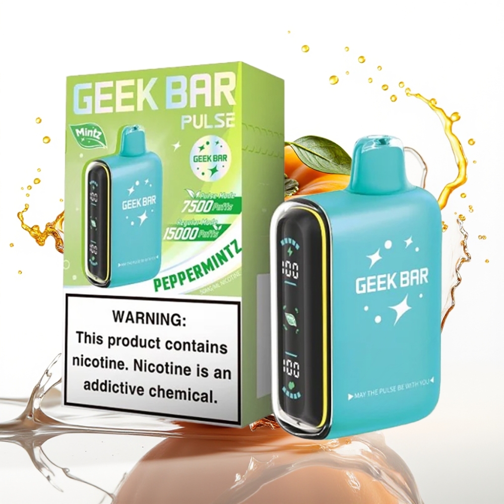 GEEK BAR Pulse 15000 Puffs Engångsvape Mynta Edition med 16ML och 5% Nikotin