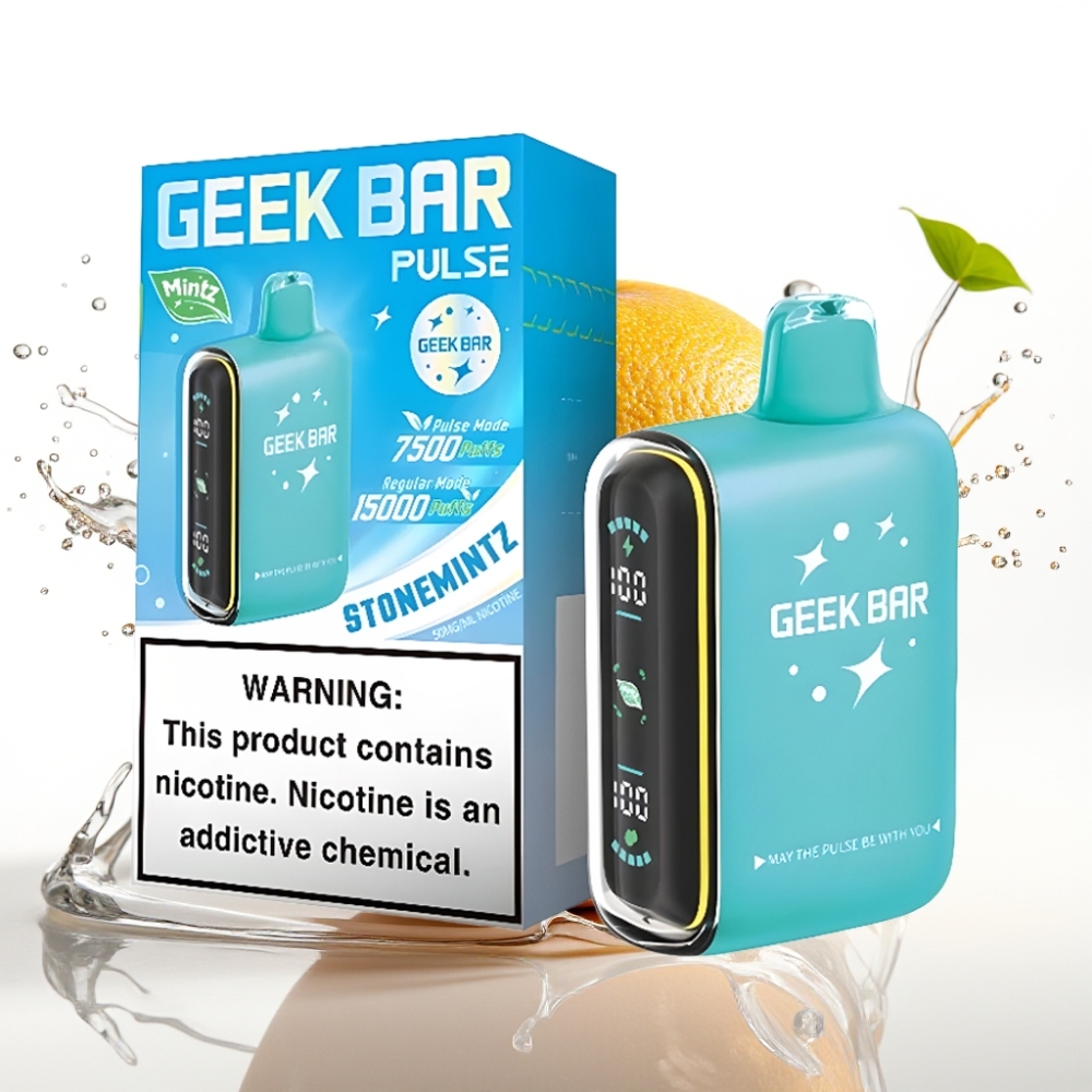 GEEK BAR Pulse 15000 Puffs Engångsvape Mynta Edition med 16ML och 5% Nikotin