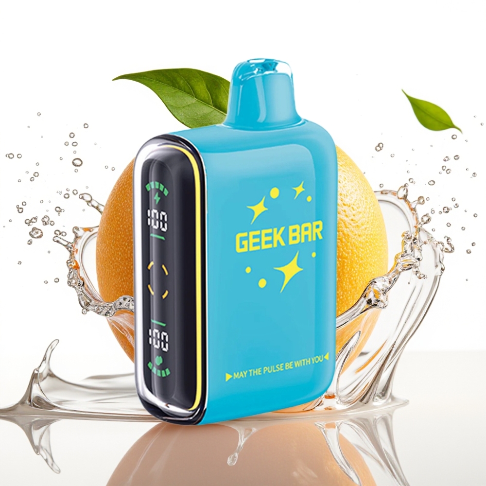 Geek Bar Pulse 15000 Puffs Disposable Vape Zero Nikotin med 16ML E-vätska och USB Type-C