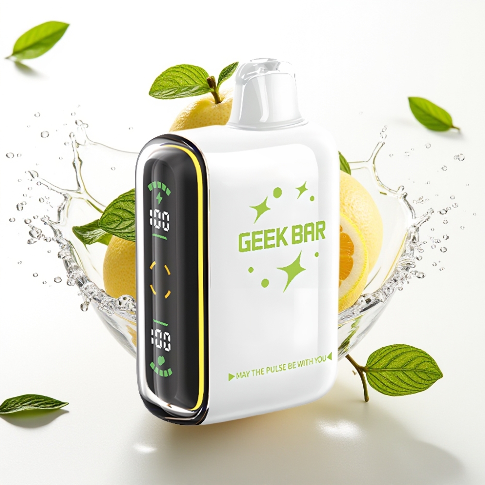 Geek Bar Pulse 15000 Puffs Disposable Vape Zero Nikotin med 16ML E-vätska och USB Type-C