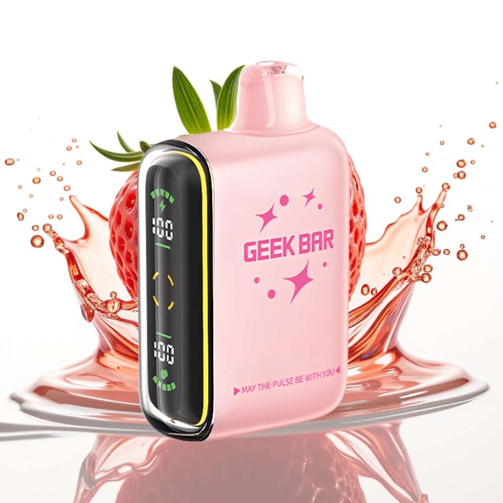 Geek Bar Pulse 15000 Puffs Disposable Vape Zero Nikotin med 16ML E-vätska och USB Type-C