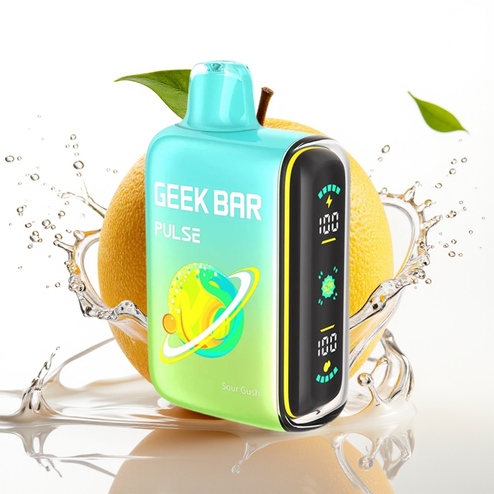 Geek Bar Pulse 15000 Puffs Sur Edition Disposable Vape med 16ML och 5% Nikotin