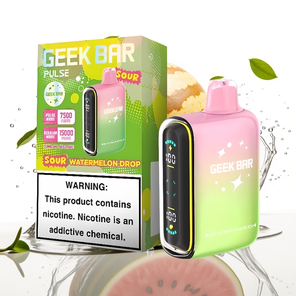 Geek Bar Pulse 15000 Puffs Sur Edition Disposable Vape med 16ML och 5% Nikotin