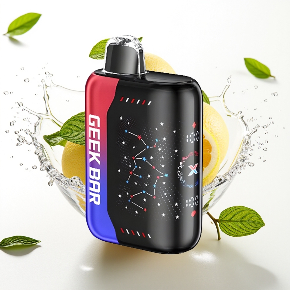 GEEK BAR Pulse X 25000 Puffs Patriot Edition Disposable Vape med 18mL E-vätska och 3D-böjd skärm